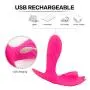 Elegant Comfort-Wearable Lovely Butterfly Massaging Love Toys - Changelable Speed- Wireless Remote Control Silent Soft Skin-Friendly - Body Relaxation