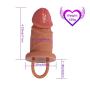 Anfei Realistic Ultra-Soft Dildo, Premium Liquid Silicone Penis, Flexible Mouth Flirting Sex Toys for Female Masturbation (3.9 Inch)