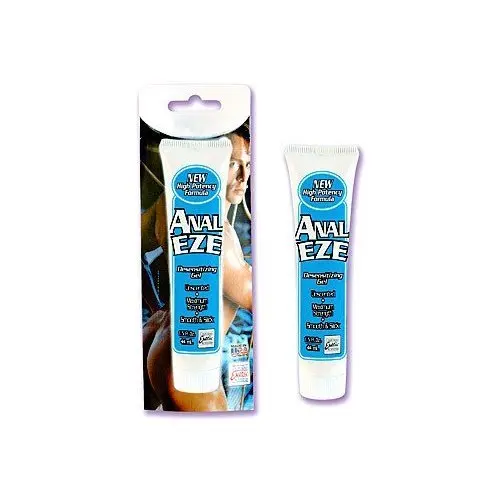 Max numb for your bum. Maximum strength anal-eas, anal ease, anal numbing ANAL-EZE GEL 1.5OZ/44ML slick desensitizer Max numb for your bum. Maximum strength anal-eas, anal ease, anal numbing ANAL-EZE GEL 1.5OZ/44ML slick desensitizer