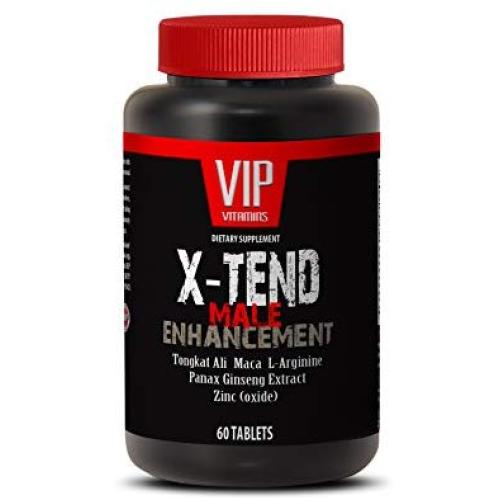 Male Enchantment Pills Increase Size - X-TEND Male Enhancement with Tongkat Ali, Maca, L-Arginine, Muira Puama, Tribulus, Panas Ginseng - 1 Bottle 60 Tablets