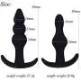 2pcs/Set Silicone Butt Plug for Beginner Anal Sex Toy 2pcs/Set Silicone Butt Plug for Beginner Anal Sex Toy