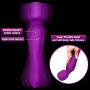 Wand Muscle Massager,Hizek Powerful Personal Massage Handheld Wand with Double Shock,38 Vibration Modes,LED Display,USB Charging,Whisper Quiet,100% Waterproof Massager for Body Massage
