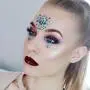 COKOHAPPY 6 Sets Rhinestone Mermaid Face Jewels Tattoo - BODY STICKERS Crystal Tears Gem Stones Bindi Temporary Stickers (Collection 1)