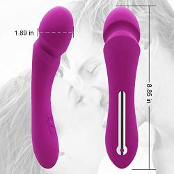 G Spot Vibrator, Female Big head Vibrator Dildo Vagina Clitoris Stimulator Powerful Motor Waterproof with 10 Vibration Patterns-Adult Sex Toys for Women Couple