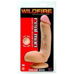 Wildfire Real Man Cyberskin Dream Dick Light 8 Inches Long