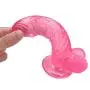 JHKJDF Creative Super Soft Womens Díldɔ Huge Personal Body Massage Wand and Big Head-6.1 Inch (Colour: Pink) JHKJDF Creative Super Soft Womens Díldɔ Huge Personal Body Massage Wand and Big Head-6.1 Inch (Colour: Pink)