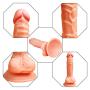 Guiseniour 8.27 Inch Female Realisticc Lifelike Toys for Women Silicone Tools with Suctionn Cup