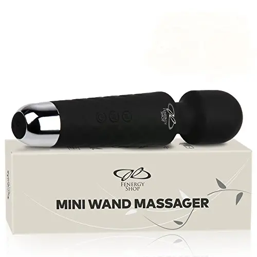 Wireless Wand - Waterproof Rechargeable for Body - Back Neck Sport Massage - Black Travel Friendly - Multi Speed 8-10 Magic Vibrating Patterns - Personal Quiet Mini Wireless Wand - Waterproof Rechargeable for Body - Back Neck Sport Massage - Black Travel Friendly - Multi Speed 8-10 Magic Vibrating Patterns - Personal Quiet Mini