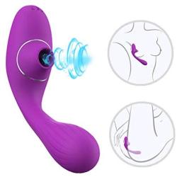 Cli^torial Sucking Toy for Women,10 Frequency Adult Sucking Toy, 12 Sucking Modes Tongue Vibrating Toy & Simulator with 12 Speed Vibration T-Shirt