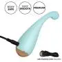 CalExotics Slay #ThrillMe – Silicone Mini Tickler Vibrator – Rechargeable Waterproof Adult Sex Toys for Women – Blue CalExotics Slay #ThrillMe – Silicone Mini Tickler Vibrator – Rechargeable Waterproof Adult Sex Toys for Women – Blue