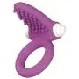 Powerful Vibrating Cock Ring Vibrator -Waterproof Silicone P Enis Ring-Enhancing Adult S ex Toys for Male or Couples (Purple)