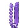 YEVIOR Double Trouble Jelly Multi Speed Dual Penetration Toy for Personal Pleasure Toy Wave Bead