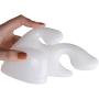 Massager Attachments, Massager Accessories Attachment Silicone- Two Different Styles (White+Purple)