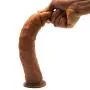 Big Double Layer Realistic Dildo, FAAK Slightly Bendable 9.5 Inch Soft G-Spot Premium Liquid Silicone Dual Density Huge Penis Dong with Suction Cup, Sex Toy for Female Masturbation Big Double Layer Realistic Dildo, FAAK Slightly Bendable 9.5 Inch Soft G-Spot Premium Liquid Silicone Dual Density Huge Penis Dong with Suction Cup, Sex Toy for Female Masturbation