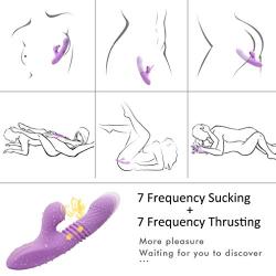 Pussey Licker Toy for Women Six Toy with Tongue and Suction Oral Licking Toy Hands Free Silicone Pleasure Toy Couple Waterproof Vibràntor Bùllet for Women Couple with Remote Stimulàtor