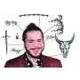 Post Malone Face Temporary Tattoos Set for Halloween Costume Accessories and Parties, Skin Safe Post Malone Face Temporary Tattoos Set for Halloween Costume Accessories and Parties, Skin Safe