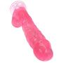 HUOLA Realistic Huge Size 9 Inch Lifelike Silicone Soft PVC Ďîldɔ Massager Wand with Powerful Flexible Suction Cup for Women Female Toy