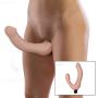 Tight Design Strapon Vǐbrátors Purple Super Huge Long Wand Massage Lifelike Massager Pěggíng Strǎp-on for Coǔples (Beginner) Silicone Toy