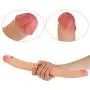 RestingFun Vibrant 14.6 Inch Wand Double Sided Big Toy Real Feel Soft Comfort Flexible Double Head Massage and Easy to Clean Flesh Swell