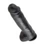 Pipedream King Cock with Balls, Black, 11 Inch