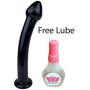 MyXToy® Smooth Black Borosilicate Dildo