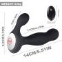 Anal Plug Vibrator Sex Toy, SHEQU Vibrating Prostate Massager Adult Toy with Wireless Controller Rechargeable Butt Stimulator with 10 Variable Vibration Mode for Men Women and Couples (Beryl Plug)