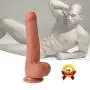 TTQQJJ 8.46 Inch Silicone Women and Men Soft Toys Body Relaxation - Cleaning Products Before and After Use - Flesh - Xiaoxuesinianji1.1