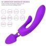 Mini Portable Home Health Handheld Wireless Stick Massager - 10 Frequency Mode - Waterproof and Mute