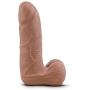 5.5" Realistic Sensa Feel Dual Density Dildo - Cock and Balls - Flexible Spine Dong - Sex Toy for Women - Sex Toy for Adults (Latin)