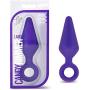 Luxe Candy Rimmer Butt Plug, Purple, Large