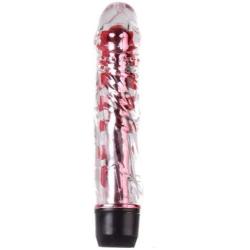 eKingstore Popular New Designed 7.1inch Crystal Soft Vibration Vibrator Wand Av Stick Super Strong Shock G-spot Stimulate Masturbation Electric Dildo Vibrating Waterproof Jelly Fun Jelly Sex Penis Dildo Cock Body G-spot Stimulate Massager Vibrating Stimul