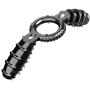 Sexbaby Vibrating Penis Ring, Super Stretch Double Vibrator Cock Ring with Stimulating Texture