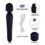 Top Rate Computer Compact LED Whisper Quiet Vibrator- USB Cable 7 Speeds Modes Rechargeable Waterproof Design for Patio,Bedroom, Garden, Gate, Yard, Parties, Wedding Gift (B-1)