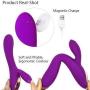 Computer Portable LED Vibrator Strongest Waterproof Cordless Handheld - Perfect Relief on Neck, Back, Foot, Hand Pains & Sports Injury - Best Rated for Travel Companion