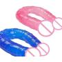 EIKdoulf02 U Shape Double Flexible Powerful Vibrate Wand Massage Cordless Cordless Body Massager for Women and Couple Adult Sex Toys - Pink