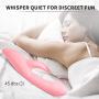 Lfcmf Powerful Waterproof Handheld Wand Massager - 16 Speeds Massager Mode by Dual Motors - high Quality Silicone - USB Rechargeable - Help You Soothe All The Fatigue of The Day Lfcmf