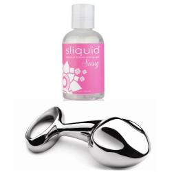 Njoy Pure Plug 2.0 XL with Sliquid Sassy Anal Lube
