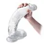 FANBO@ 12 Inch Medical-Grade Crystal Glass Stick Neat Inner Soft Wand Couple Role Play Safe Realistic