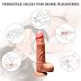Big Realistic Dillo with Automatic Muti Speed Vibrating Telescopic Underwear Therapy Tshirt