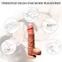 Big Realistic Dillo with Automatic Muti Speed Vibrating Telescopic Underwear Therapy Tshirt