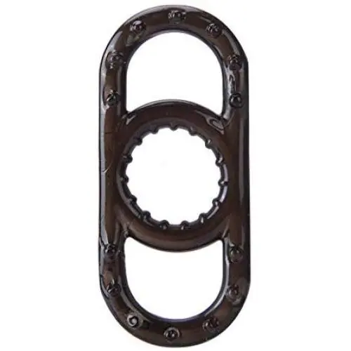 GUANGSHAN 1Pc Stretchy Medical Silicone Three Cages Co~ck Ring Ere~ction Prolong Pe~NIS Extension Relay Eja~culation Séx Toys for Adult