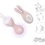 iBall Bullet Egg Vibrator, Dual Vibrating Love Egg Wireless with Remote Control, Silicone G Spot Wand Massager Dildo Cordless with Multiple Play Methods for Women and Couples