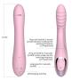 Clitorials Sucking Stimulator Vibrate Toy Oral Tongue Simulation, Waterproof 12 Frequency Sucking Vibration Wand, Soft & High Speed Clitorial Sucking Toy for Female,T-Shirt