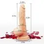 Vibrartor for Women with 8 Powerful Vibration Modes and Suction Cup - 7.87 Inch