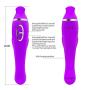 X-XIXS Waterproof Multi Sucking Modes Tongue Vibrate Tongue Vibrate Toy for Women Clǐt-ori-al Suc-King Toy Six Toys for Women Bullet Powerful Vibration Wireless Remote Control Vibrating Plug
