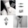 22 Sheets Mountain Temporary Tattoos Stickers, Including Fake Tattoos Waterproof Fake Black Geometry Sun Star Moon Tree Triangle Sea Wave Tattoos, Semi Permanent Tattoos for Adult and Kids 22 Sheets Mountain Temporary Tattoos Stickers, Including Fake Tattoos Waterproof Fake Black Geometry Sun Star Moon Tree Triangle Sea Wave Tattoos, Semi Permanent Tattoos for Adult and Kids
