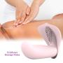 Wireless Waterproof Massager for Back and Neck Relaxation, 10 Speed Frequency Massager with Wireless Remote Control (Pink)