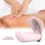 Wireless Waterproof Massager for Back and Neck Relaxation, 10 Speed Frequency Massager with Wireless Remote Control (Pink)