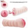 Yikiop T-Shirt Male Aír-cräft Cup, Deluxe Massager Soft Lifelike Skin for Male Enhancement Training, Man Warm Cup - Training Sleeve Black