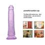 7.87 Inch Dildo with Suction Cup Realistic Dong Fake Penis Adult Sex Female Masturbation Toys(Purple)